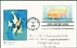 Koi Fish (gold) Postal Card 4/17/09